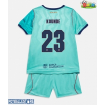 Barcelona Jules Kounde #23 Tredjedraktsett Barn 2026-27 Kortermet (+ Korte bukser)